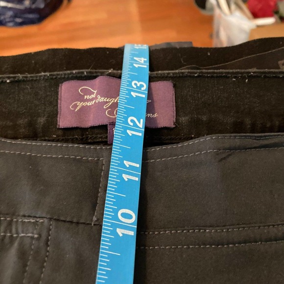 Tail Tech Golf Capris Womens Sz 8 Navy Blue Stretch‎ Cinch Pants Zip Pockets - Picture 8 of 9